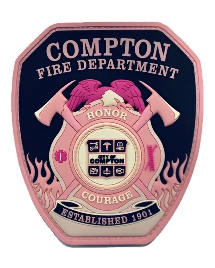 Compton Fire Dept BCA Patch (PVC) - Limited Stock!