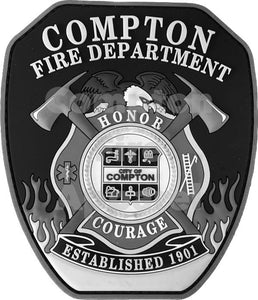 Compton Fire Dept Patch (PVC) - Arson, Class A - Limited Stock!
