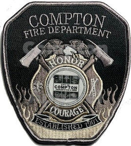 Compton Fire Dept Embroidery Patch (Class A, Arson) - Limited Stock!