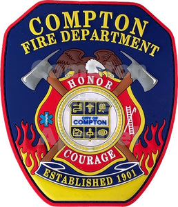 Compton Fire Dept Patch (PVC) - FF, ENG - Limited Stock!
