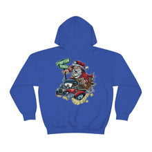 Load image into Gallery viewer, Hoodie - Firefighter Claus
