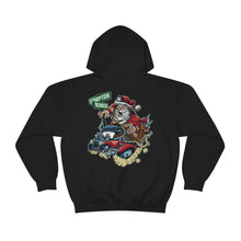 Load image into Gallery viewer, Hoodie - Firefighter Claus
