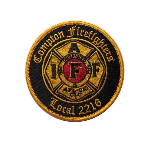 Union Embroidery Patch - Compton Fire Apparel Fireman First Responders 