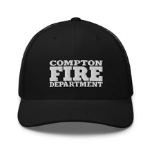 Load image into Gallery viewer, Trucker Hat - Classic White Fire Logo
