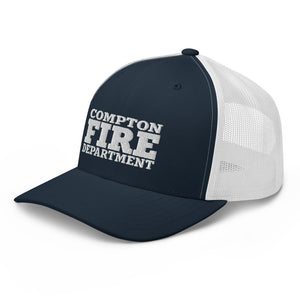 Trucker Hat - Classic White Fire Logo