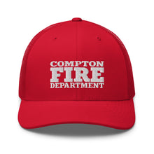 Load image into Gallery viewer, Trucker Hat - Classic White Fire Logo
